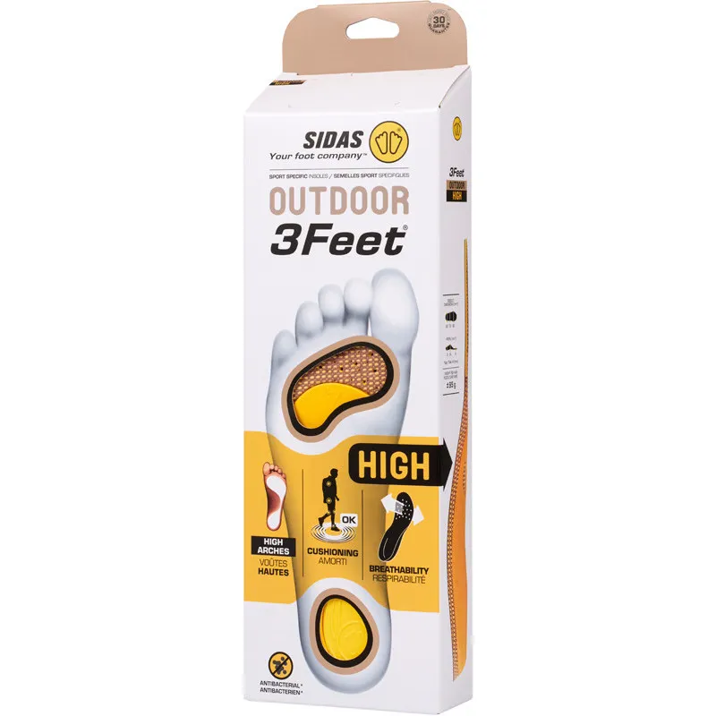 Sidas 3Feet Outdoor High Insoles-3